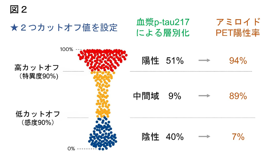 血漿p-tau217は脳アミロイド蓄積に対して脳脊髄液バイオマーカーと同等の検出精度を示す－多施設共同前向き臨床試験で実証－03